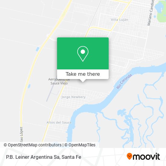 Mapa de P.B. Leiner Argentina Sa