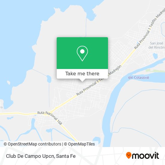 Club De Campo Upcn map