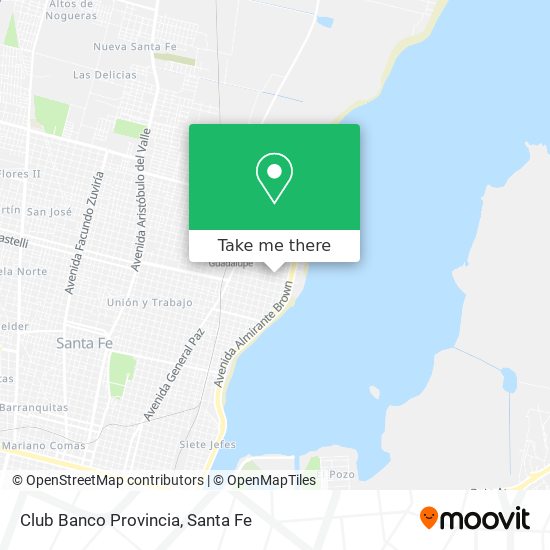 Club Banco Provincia map