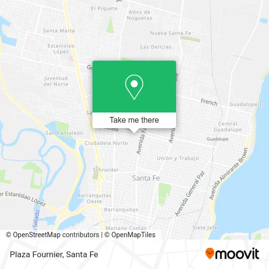 Plaza Fournier map