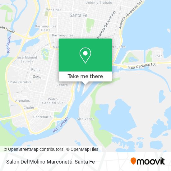 Mapa de Salón Del Molino Marconetti