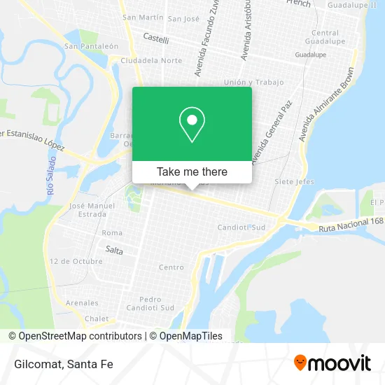 Gilcomat map