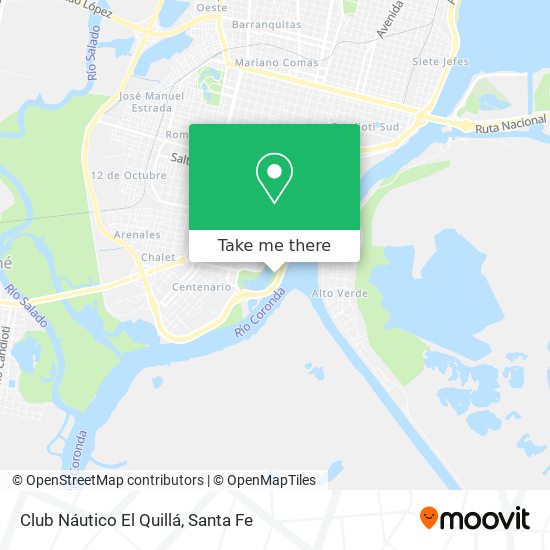 Club Náutico El Quillá map
