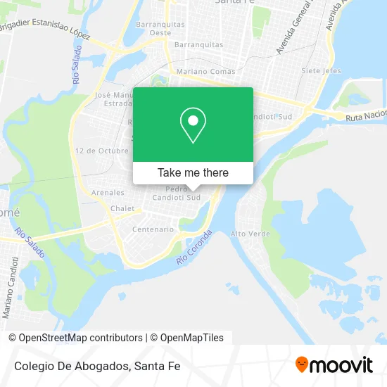 Colegio De Abogados map