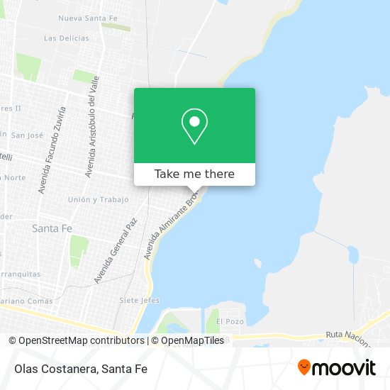 Mapa de Olas Costanera