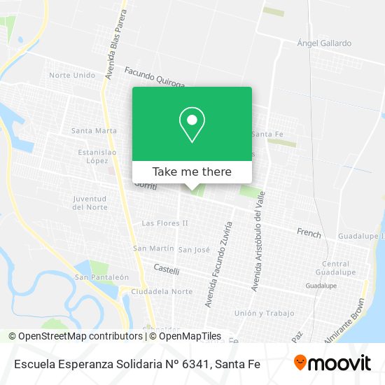 Escuela Esperanza Solidaria Nº 6341 map