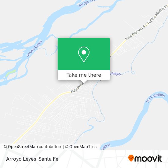 Arroyo Leyes map