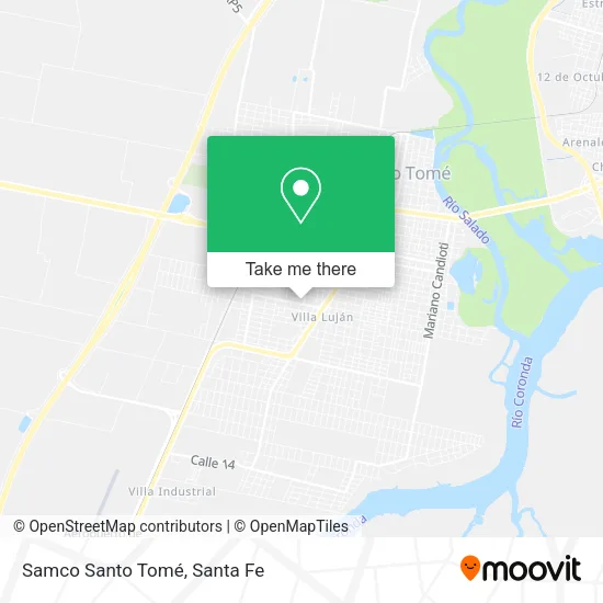 Samco Santo Tomé map