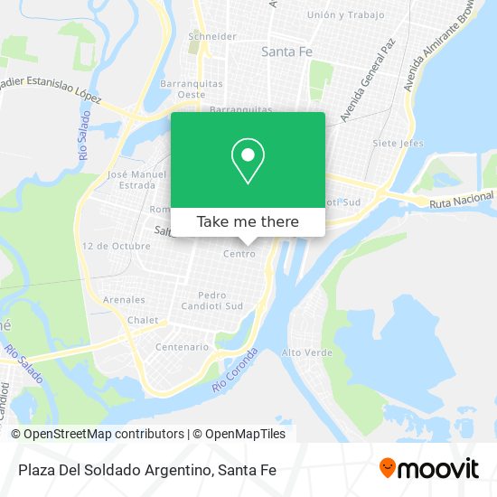 Plaza Del Soldado Argentino map