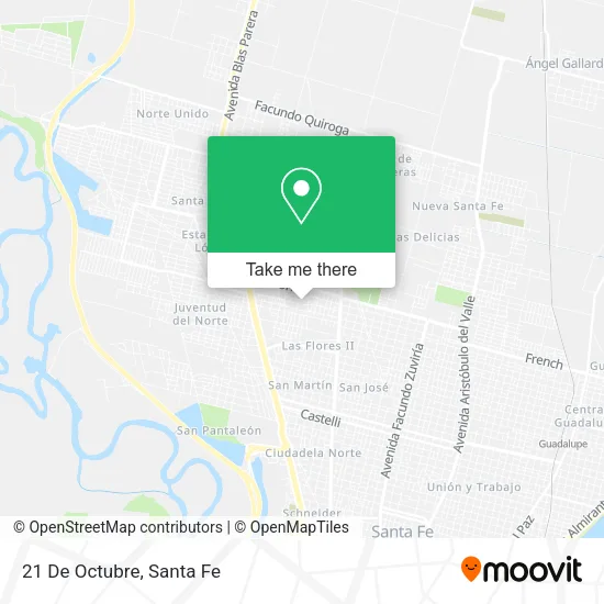 21 De Octubre map