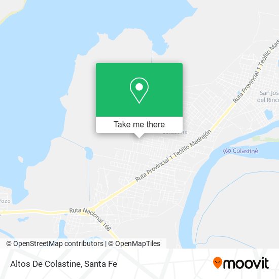 Mapa de Altos De Colastine