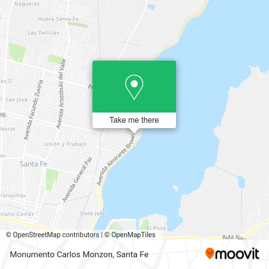 Monumento Carlos Monzon map