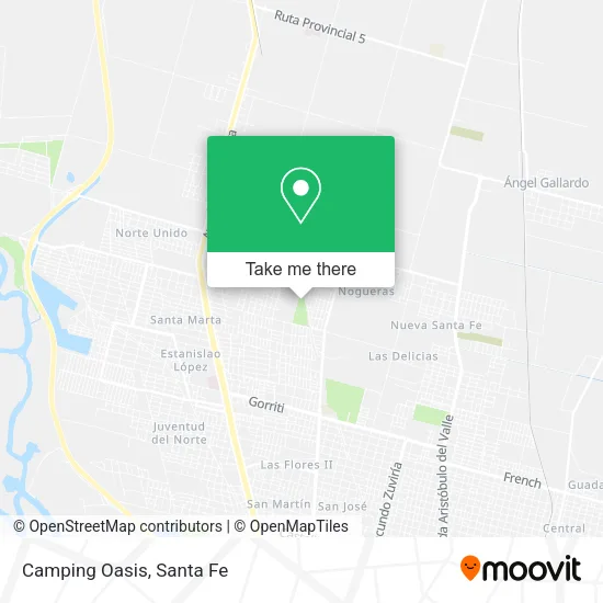 Camping Oasis map