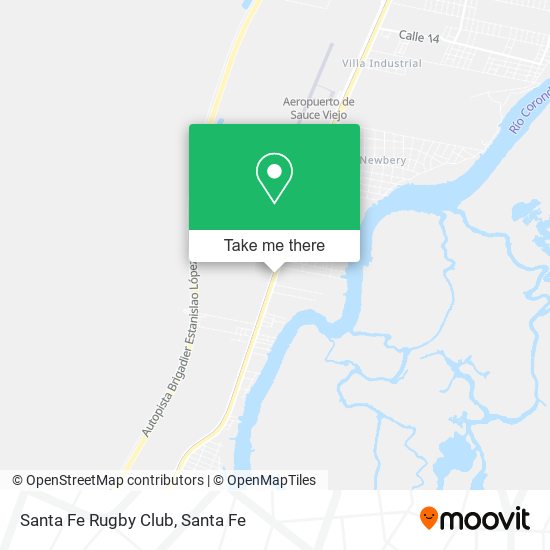 Santa Fe Rugby Club map