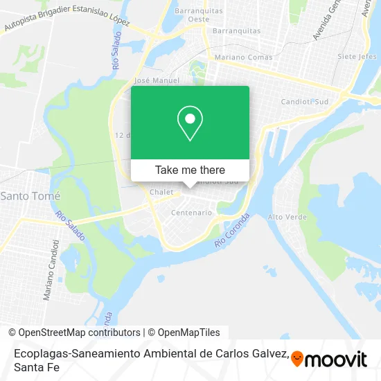 Ecoplagas-Saneamiento Ambiental de Carlos Galvez map