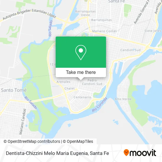 Dentista-Chizzini Melo Maria Eugenia map