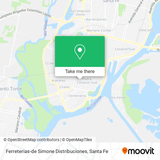 Ferreterias-de Simone Distribuciones map