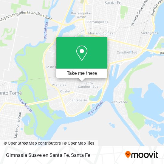 Gimnasia Suave en Santa Fe map