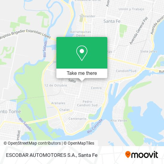 Mapa de ESCOBAR AUTOMOTORES S.A.