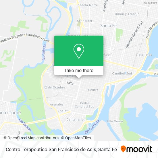 Centro Terapeutico San Francisco de Asis map