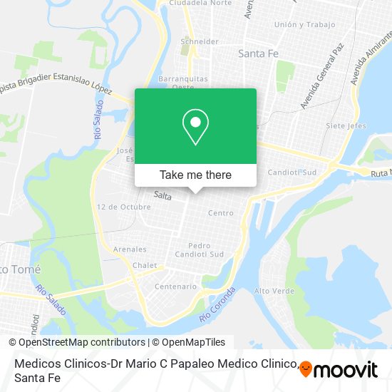 Mapa de Medicos Clinicos-Dr Mario C Papaleo Medico Clinico