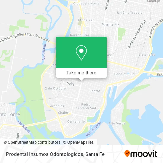 Prodental Insumos Odontologicos map