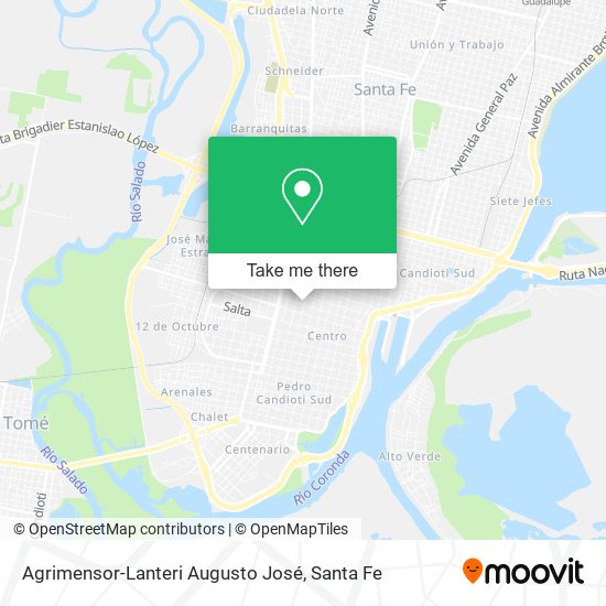 Agrimensor-Lanteri Augusto José map