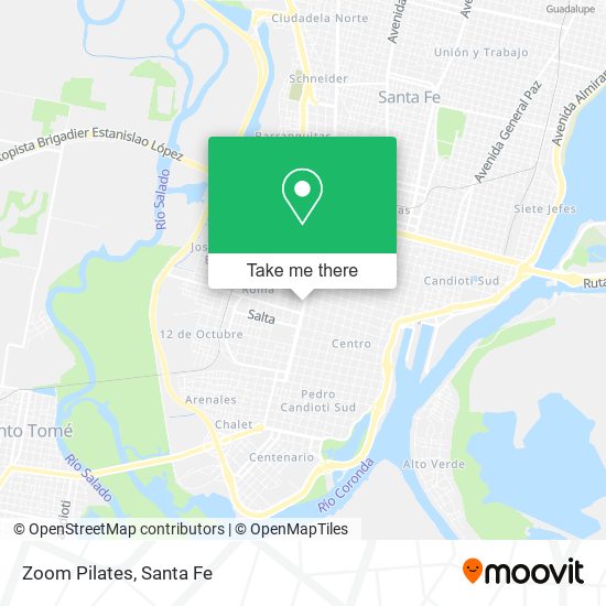 Zoom Pilates map