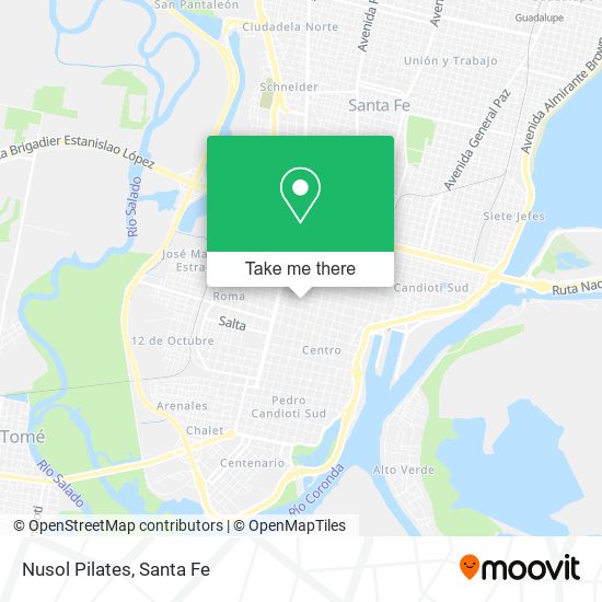 Nusol Pilates map