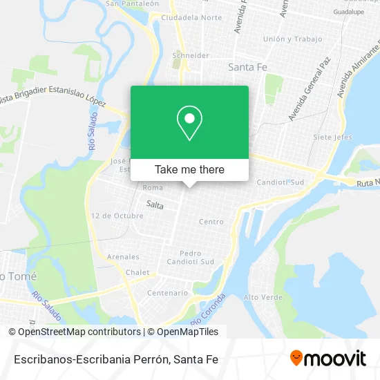 Escribanos-Escribania Perrón map