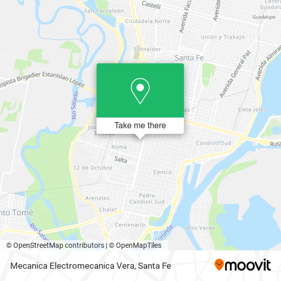 Mecanica Electromecanica Vera map