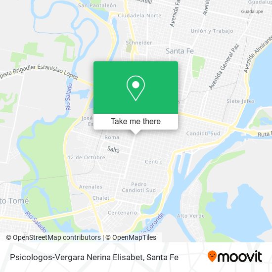 Psicologos-Vergara Nerina Elisabet map