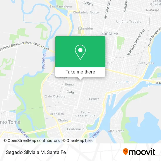 Segado Silvia a M map