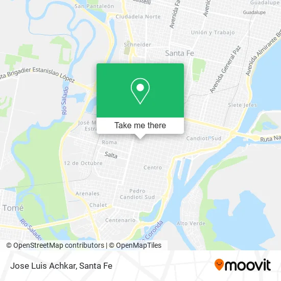 Jose Luis Achkar map