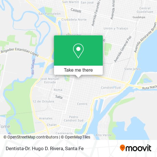 Dentista-Dr. Hugo D. Rivera map