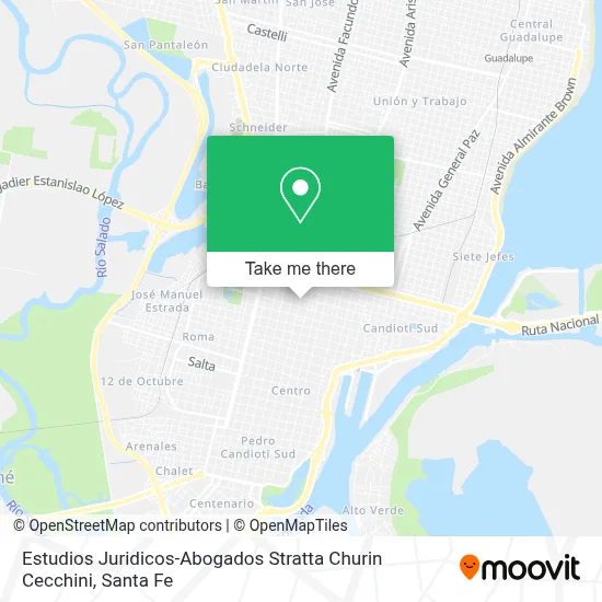 Estudios Juridicos-Abogados Stratta Churin Cecchini map