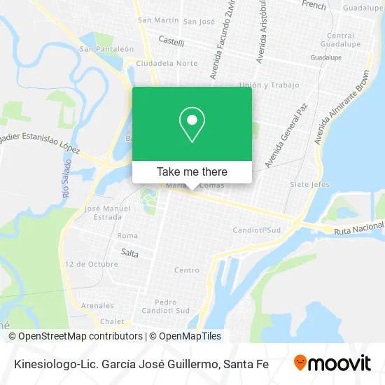 Kinesiologo-Lic. García José Guillermo map