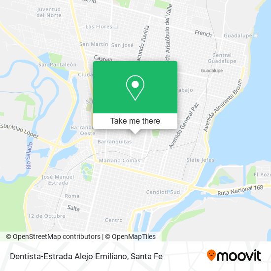 Dentista-Estrada Alejo Emiliano map