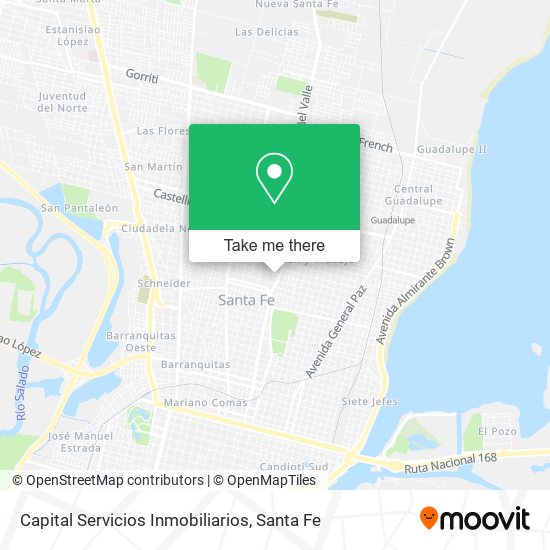 Capital Servicios Inmobiliarios map