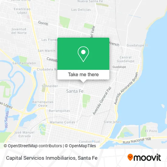 Capital Servicios Inmobiliarios map