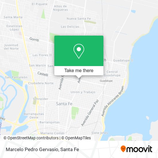 Marcelo Pedro Gervasio map