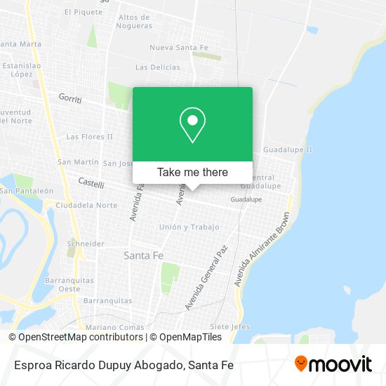 Esproa Ricardo Dupuy Abogado map