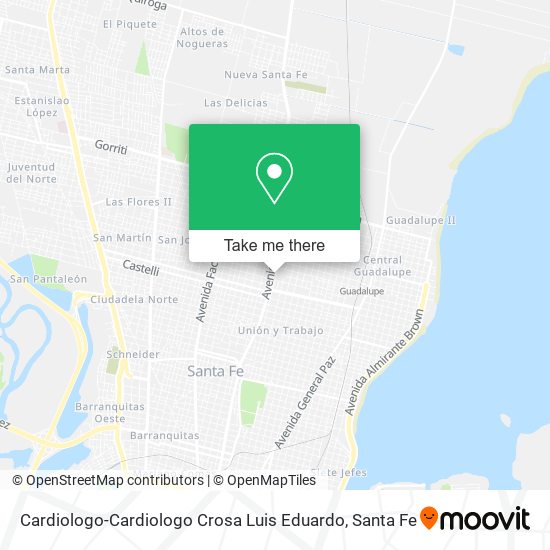 Cardiologo-Cardiologo Crosa Luis Eduardo map