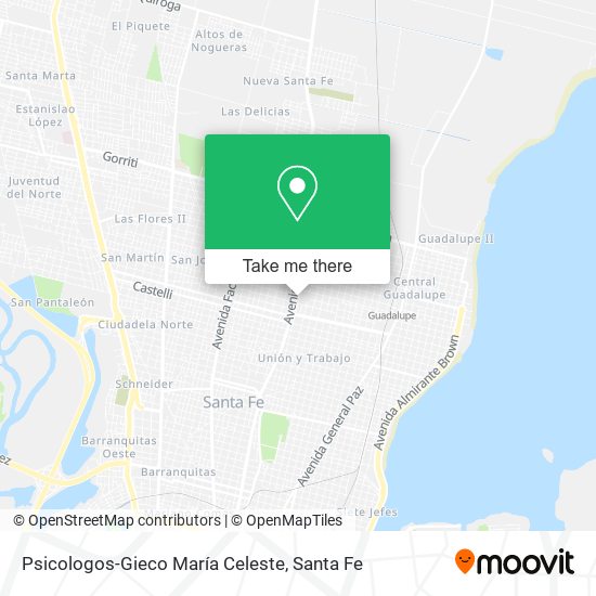 Mapa de Psicologos-Gieco María Celeste