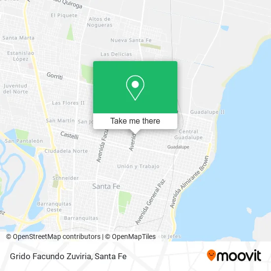 Grido Facundo Zuviria map