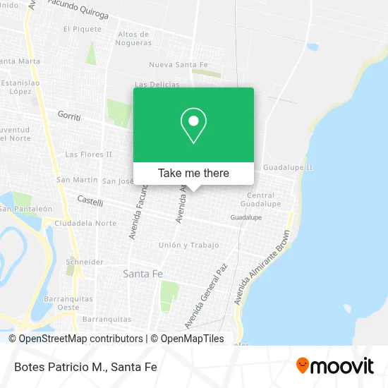 Botes Patricio M. map