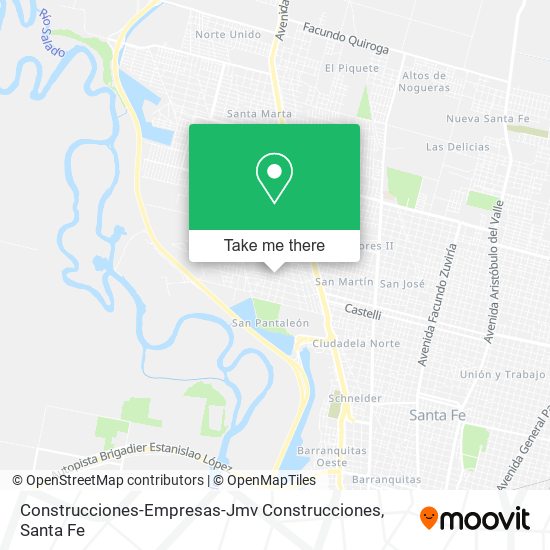 Construcciones-Empresas-Jmv Construcciones map