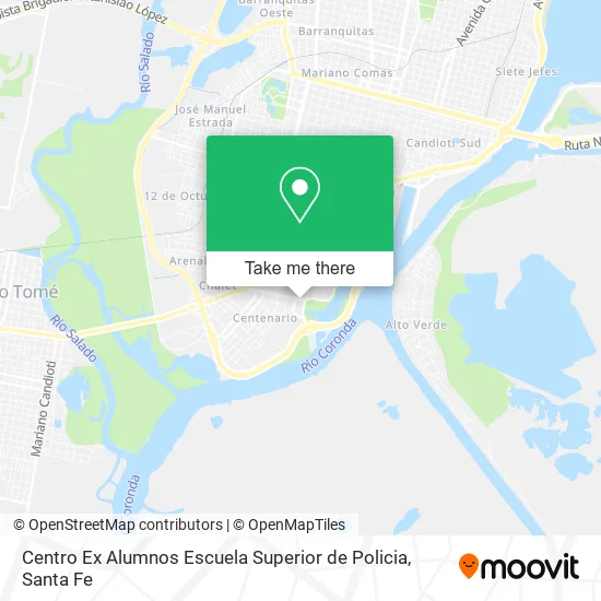 Centro Ex Alumnos Escuela Superior de Policia map