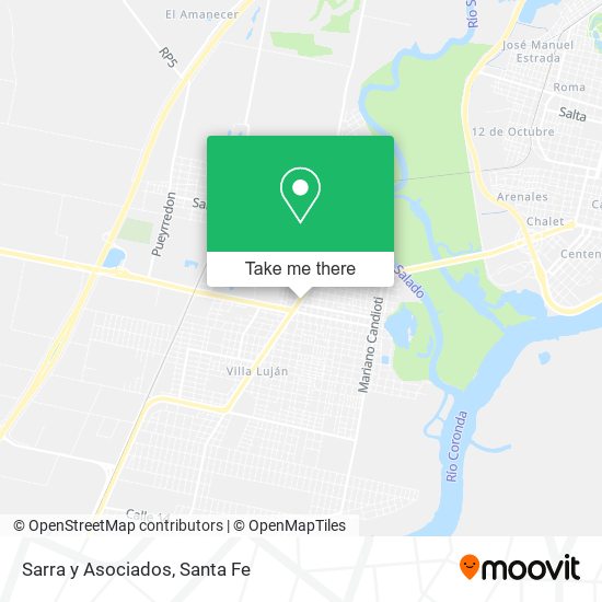 Mapa de Sarra y Asociados