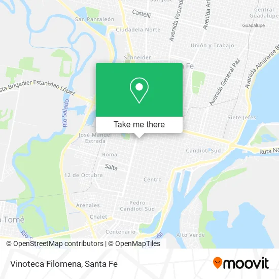 Vinoteca Filomena map